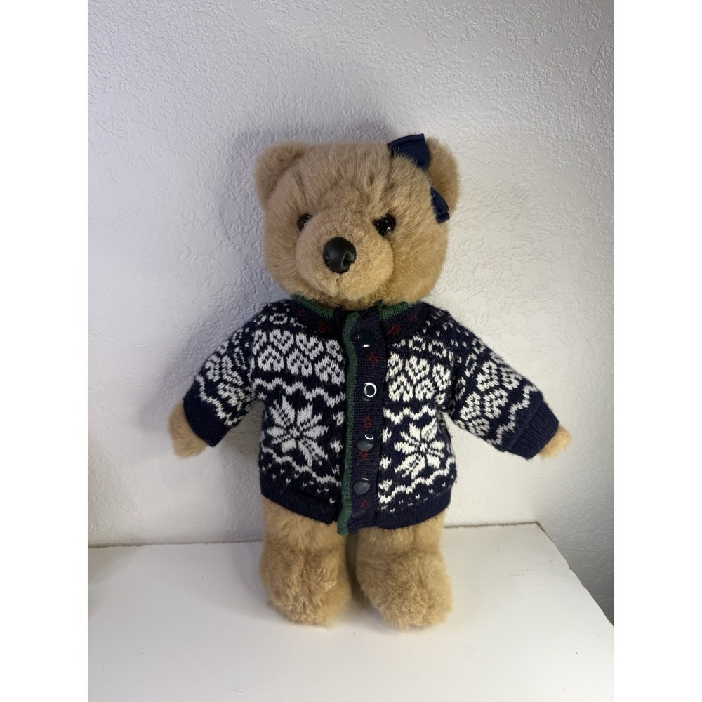 L.L. Bean Vintage Ellie Teddy Bear Douglas Stuffed Plush Animal